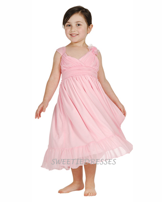 Simple chiffon flower girl dress - Flower Girl Dresses