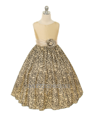 Silk Taffeta Luxury Girl Dress