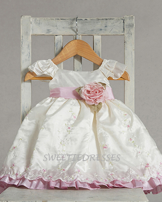 Butterfly Sleeve Infant Dress