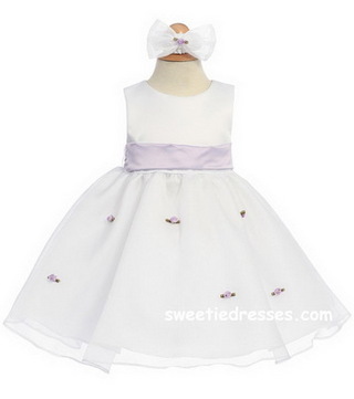Lovely Simple Flower Baby Dress